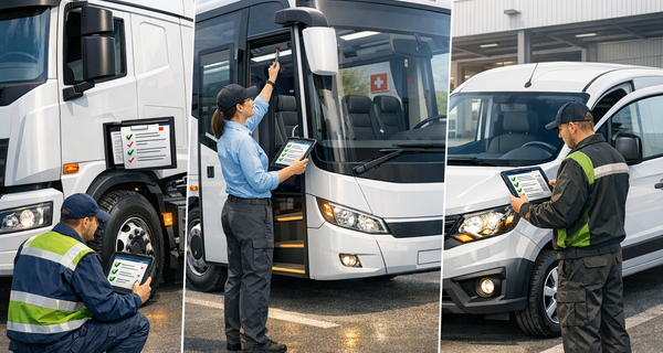 Checklist diário: caminhões, ônibus e utilitários